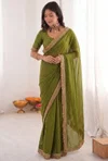 Kt 3013 Soft Two Tone Space Silk Saree